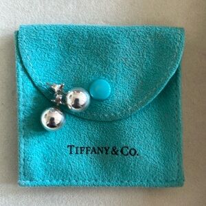 Authentic Tiffany & Co. sterling silver 10mm stud earrings
